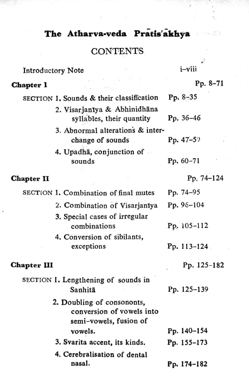 Atharva Veda Pratisakhya